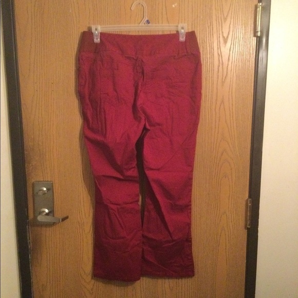 WOMAN within red burgundy pants 14wp - Picture 2 of 2